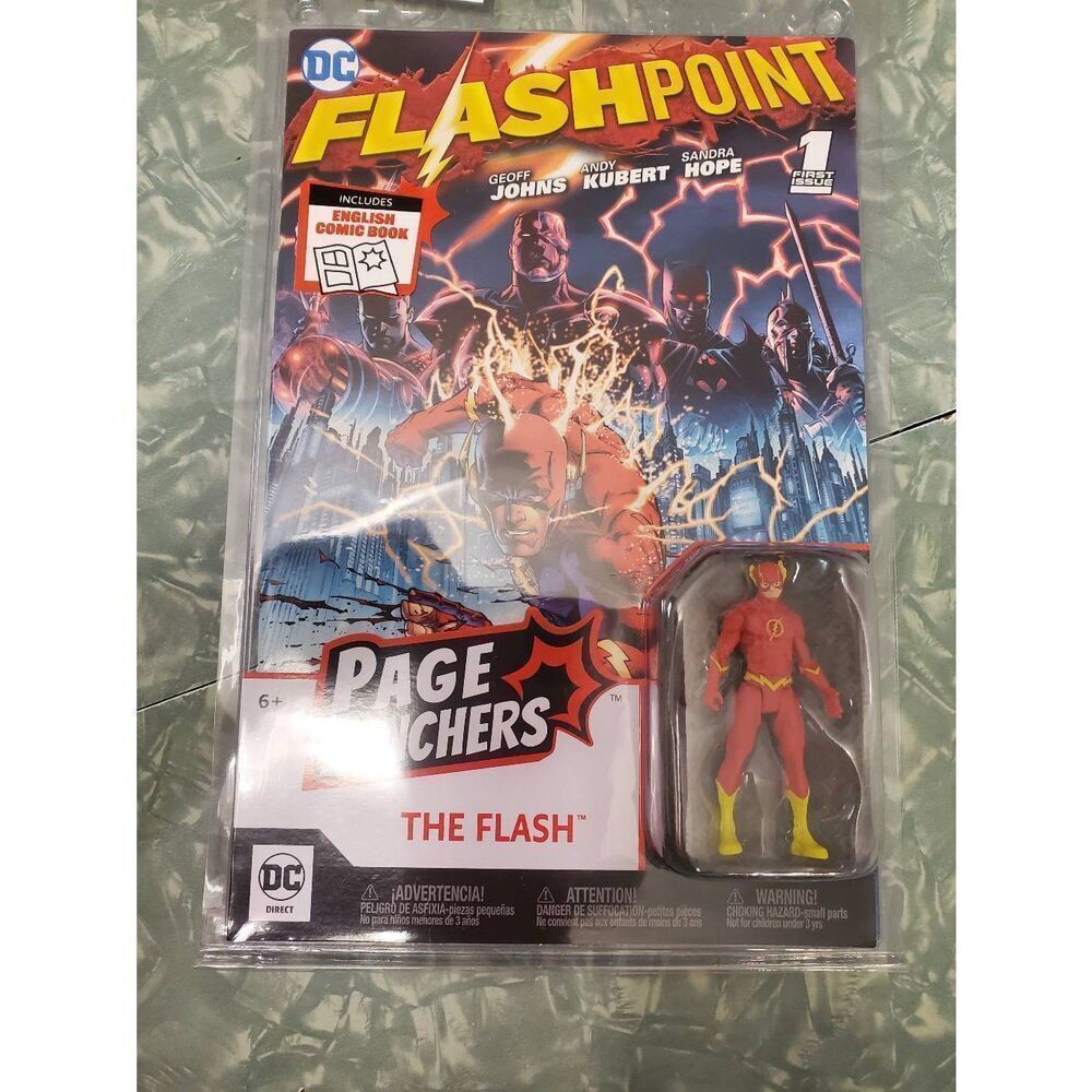 DC Comics Page Punchers The Flash 3" Figure with Comic  BY MCFARLANE TOYS , DC D